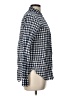 J.Crew Checkered-gingham Blue Long Sleeve Button-Down Shirt Size 10 - photo 4