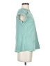 Fortune + Ivy 100% Polyester Teal Short Sleeve Top Size XS - photo 4