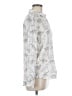 Rails Animal Print Silver Long Sleeve Blouse Size M - photo 4
