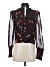 Walter Baker 100% Polyester Burgundy Long Sleeve Blouse Size XS - photo 2
