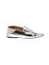Sergio Rossi 100% Leather Metallic Silver Flats Size EU 34 - photo 1