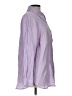 DAZY Stripes Purple Long Sleeve Button-Down Shirt Size L - photo 4