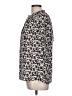 BOSS by HUGO BOSS 100% Polyester Animal Print Brown Short Sleeve Blouse Size 10 - photo 5