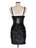 PrettyLittleThing Graphic Black Cocktail Dress Size 8 - photo 2