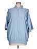 Zero Restriction 100% Fiber Blue Poncho Size L - photo 1
