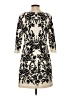 Eliza J Graphic Ivory Cocktail Dress Size 2 - photo 2