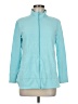 T by Talbots Solid Teal Track Jacket Size M (petite) - photo 1