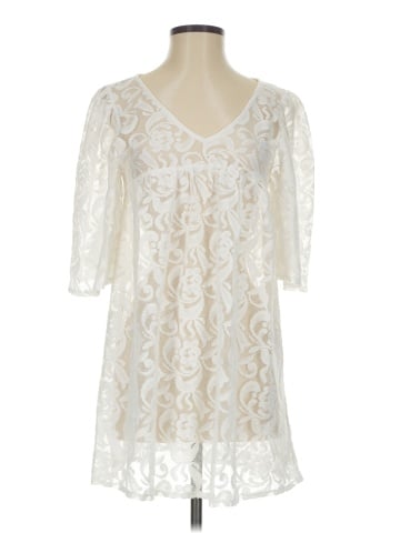 En Creme Cocktail Dress (view 1)