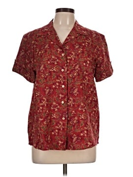Lauren by Ralph Lauren Short Sleeve Blouse (view 1)