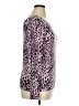 Talbots 100% Merino Animal Print Purple Wool Sweater Size XL - photo 4
