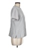 Liz Claiborne Silver Short Sleeve Top Size 6 Petite - photo 4
