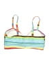Unbranded Print Yellow Swimsuit Top Size XL - photo 2