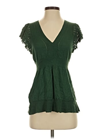 BCBGMAXAZRIA Short Sleeve Blouse (view 1)