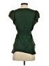 BCBGMAXAZRIA Green Short Sleeve Blouse Size S (estimated) - photo 2