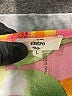 Entro 100% Polyester Tropical Pink Short Sleeve Blouse Size L - photo 7