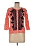 Tabitha 100% Cotton Orange Cardigan Size M - photo 1