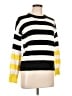 Manguun Collection 100% Cotton Stripes Yellow Pullover Sweater Size L - photo 1