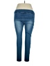 Assorted Brands Solid Blue Jeggings Size L - photo 2