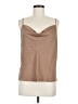 River Island Tan Sleeveless Blouse Size 8 - photo 1