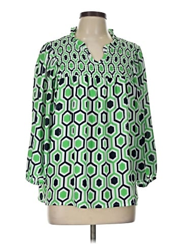 MULTIPLES 3/4 Sleeve Blouse (view 1)