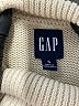 Gap 100% Cotton Stripes Ivory Turtleneck Sweater Size S - photo 7