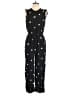 Ann Taylor LOFT Polka Dots Black Jumpsuit Size M - photo 1