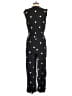 Ann Taylor LOFT Polka Dots Black Jumpsuit Size M - photo 2