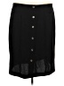 Avenue Solid Black Casual Skirt Size 22 Plus - photo 1