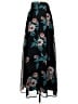 Windsor 100% Polyester Floral Black Casual Skirt Size S - photo 2