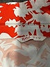 Romwe 100% Polyester Tropical Orange 3/4 Sleeve Blouse Size 6 - photo 7