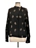 Vince. 100% Polyester Black Long Sleeve Blouse Size L - photo 1