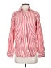 J.Crew 100% Cotton Stripes Red Long Sleeve Button-Down Shirt Size 2 - photo 1