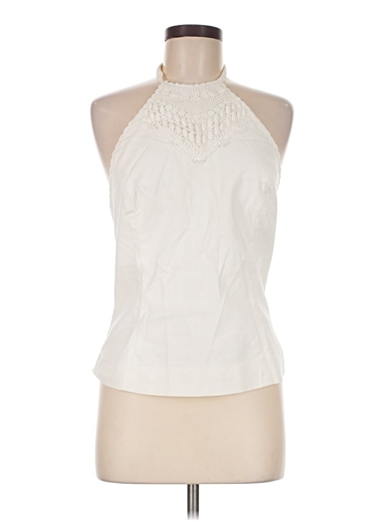 Pre-owned Lilly Pulitzer Sleeveless Blouse In Ivory