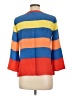J.Crew 100% Silk Color Block Orange 3/4 Sleeve Top Size 10 - photo 2