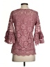 Fig Burgundy 3/4 Sleeve Top Size S - photo 2
