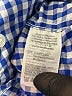 Crewcuts 100% Cotton Checkered-gingham Blue Long Sleeve Button-Down Shirt Size 14 - photo 4