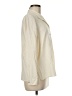 Seta Studio 100% Silk Ivory Long Sleeve Silk Top Size Med Petite - photo 4