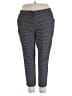 Lane Bryant Polka Dots Black Casual Pants Size 22 - photo 1