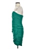 BCBGMAXAZRIA 100% Polyester Green Teal Cocktail Dress Size 4 - photo 5