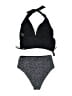 Unbranded Polka Dots Black Two Piece Swimsuit Size M - photo 2