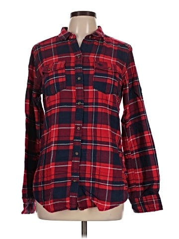 Abercrombie & Fitch Long Sleeve Button-Down Shirt (view 1)