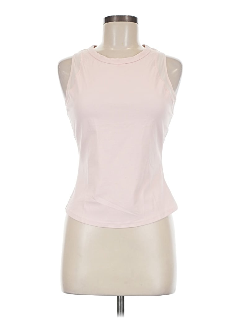 Pre-owned Athleta Sleeveless T-shirt In Pink