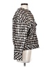Le Superbe 100% Polyester Tweed Silver Long Sleeve Top Size 2 - photo 4