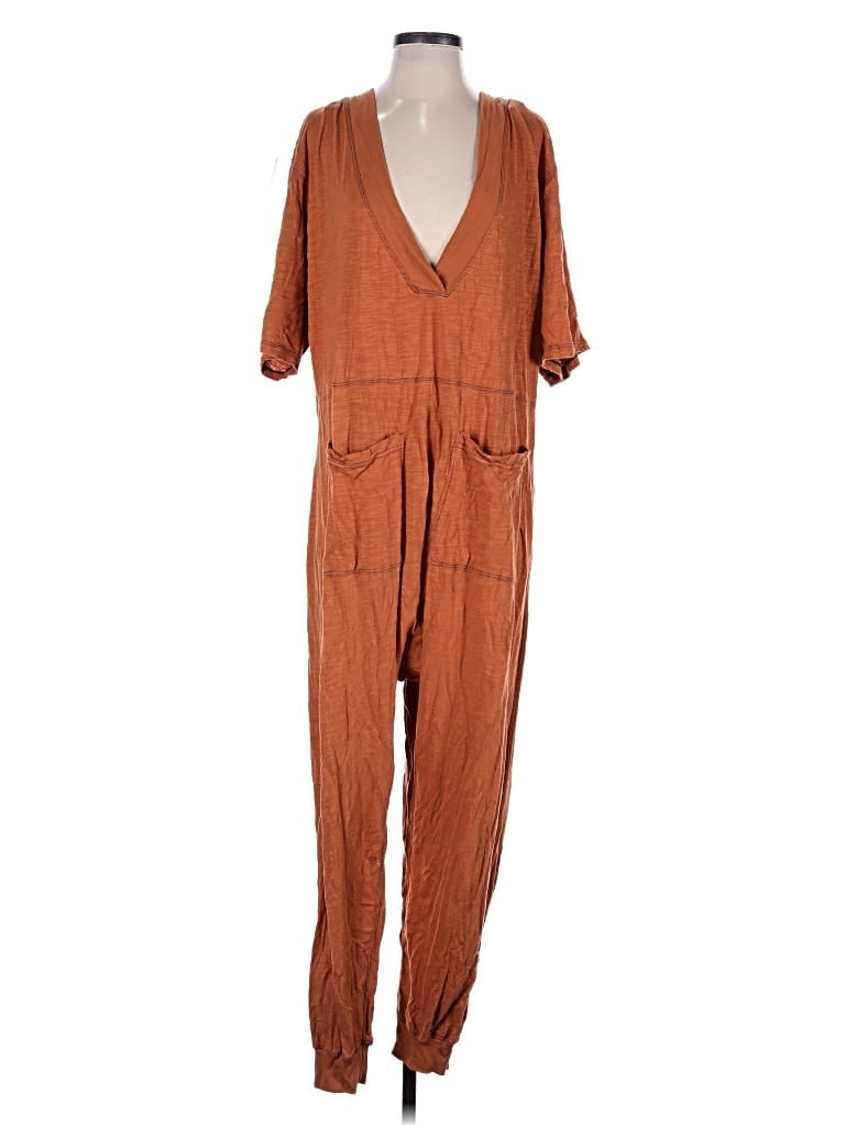 Pre-owned Natural Life Jumpsuit In Brown