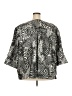 Maggie Barnes Animal Print Silver Blazer Size 3X - photo 2