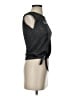 Bebe Gray Sleeveless T-Shirt Size M - photo 4