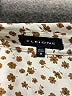 Pleione 100% Polyester Animal Print Ivory Long Sleeve Blouse Size M - photo 4