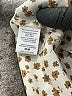 Pleione 100% Polyester Animal Print Ivory Long Sleeve Blouse Size M - photo 5