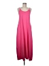 Unbranded Solid Pink Casual Dress Size M - photo 1