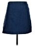 Refuge Solid Blue Denim Skirt Size S - photo 1